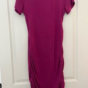 Express Fuchsia Midi Dress